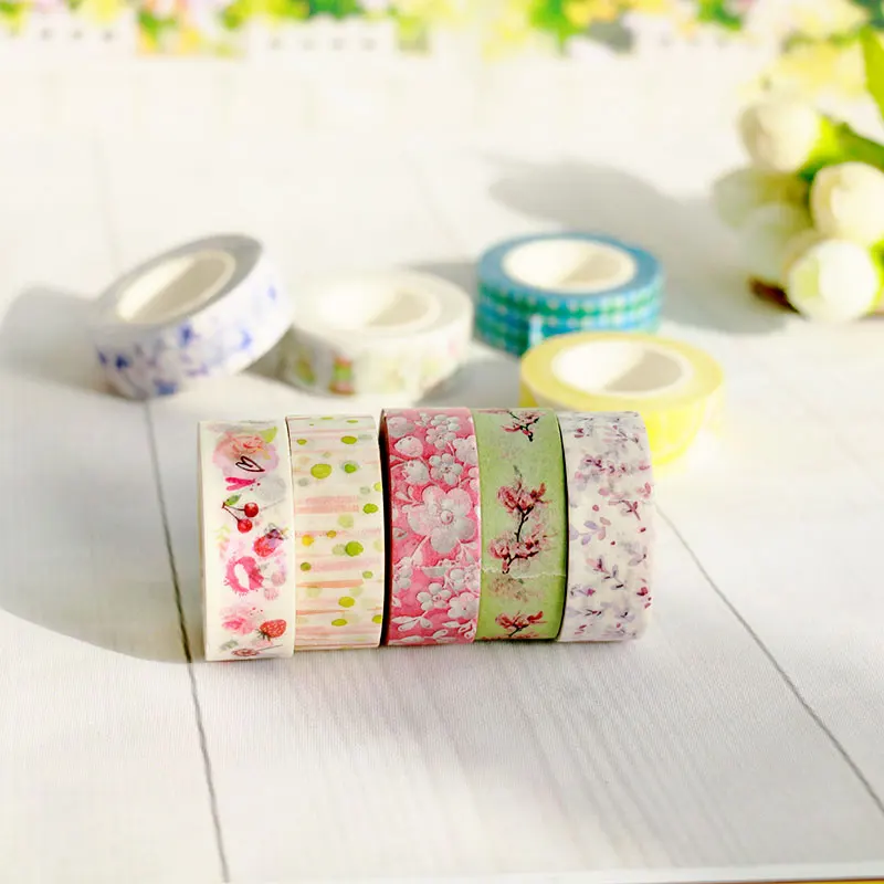 1 шт. KWHCJ 5 см * 10 м kawaii васи лента фотоальбом скрапбук декоративная клейкая diy