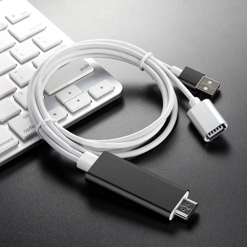 Зеркальный кабель HDMI телефон к ТВ HDTV адаптер для iPhone X/XS Max/7/8 Plus/iPad|Кабели HDMI| |