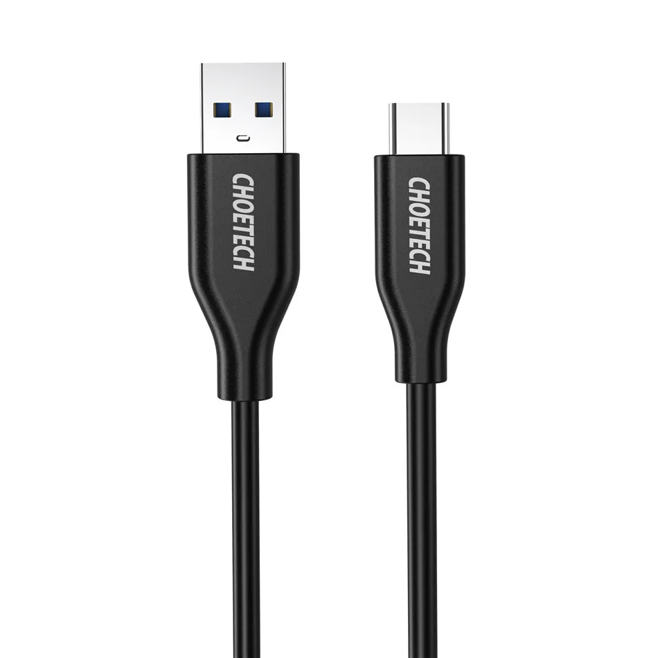 CHOETECH Кабель USB 3,0 type C для Xiaom Redmi Note7, кабель USB C для быстрой зарядки и синхронизации данных, кабель usb type-C для samsung S9 S10 Plus type C