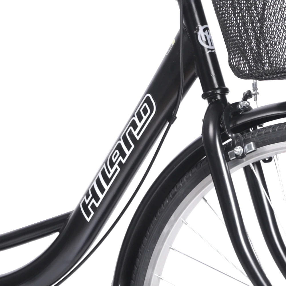 Hiland женский велосипед для взрослых Ретро городской студенческий Барабанный