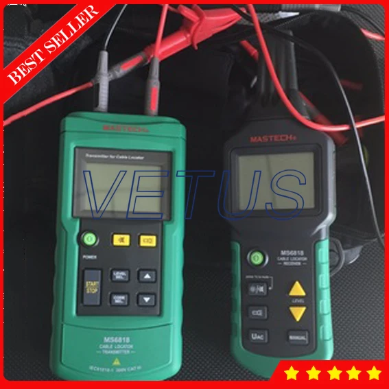 MS6818 кабель Длина измерения метр с металлической трубы Locator детектор тестера