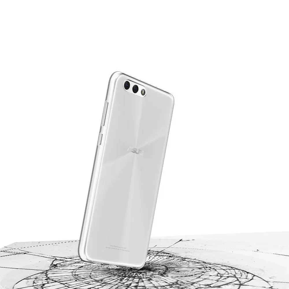 100 шт./партия. ультра тонкий мягкий ТПУ прозрачный силиконовый чехол для Asus Zenfone 4