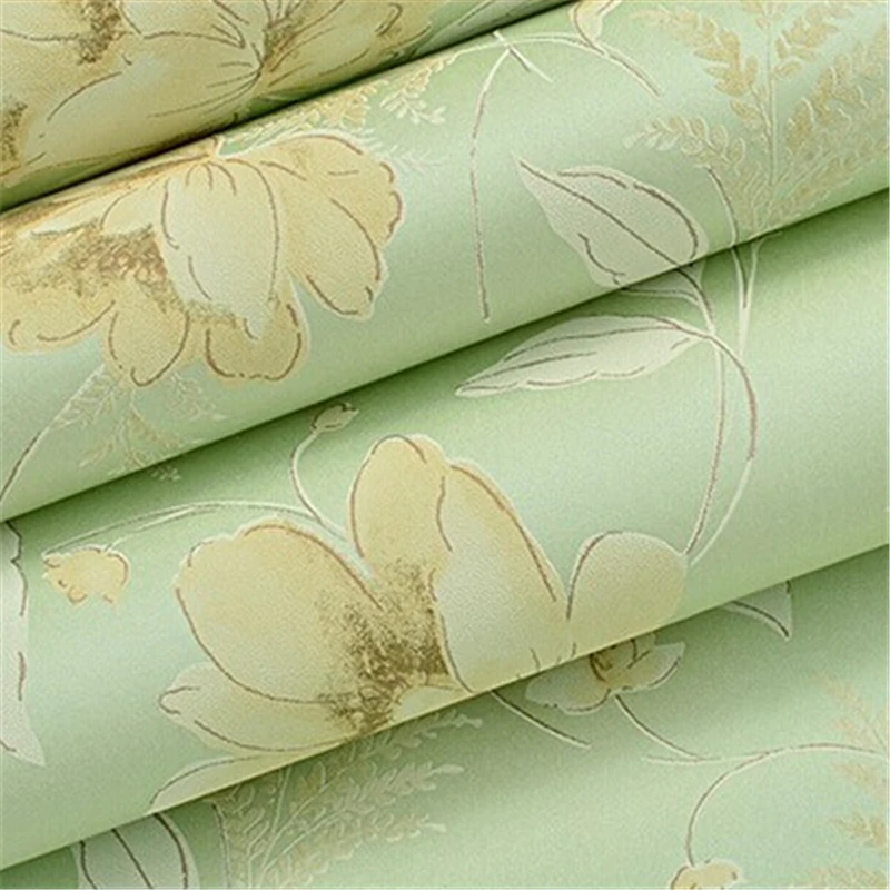 Beibehang рельефные Настенные обои в стиле кантри с цветочным узором рулон 3D для