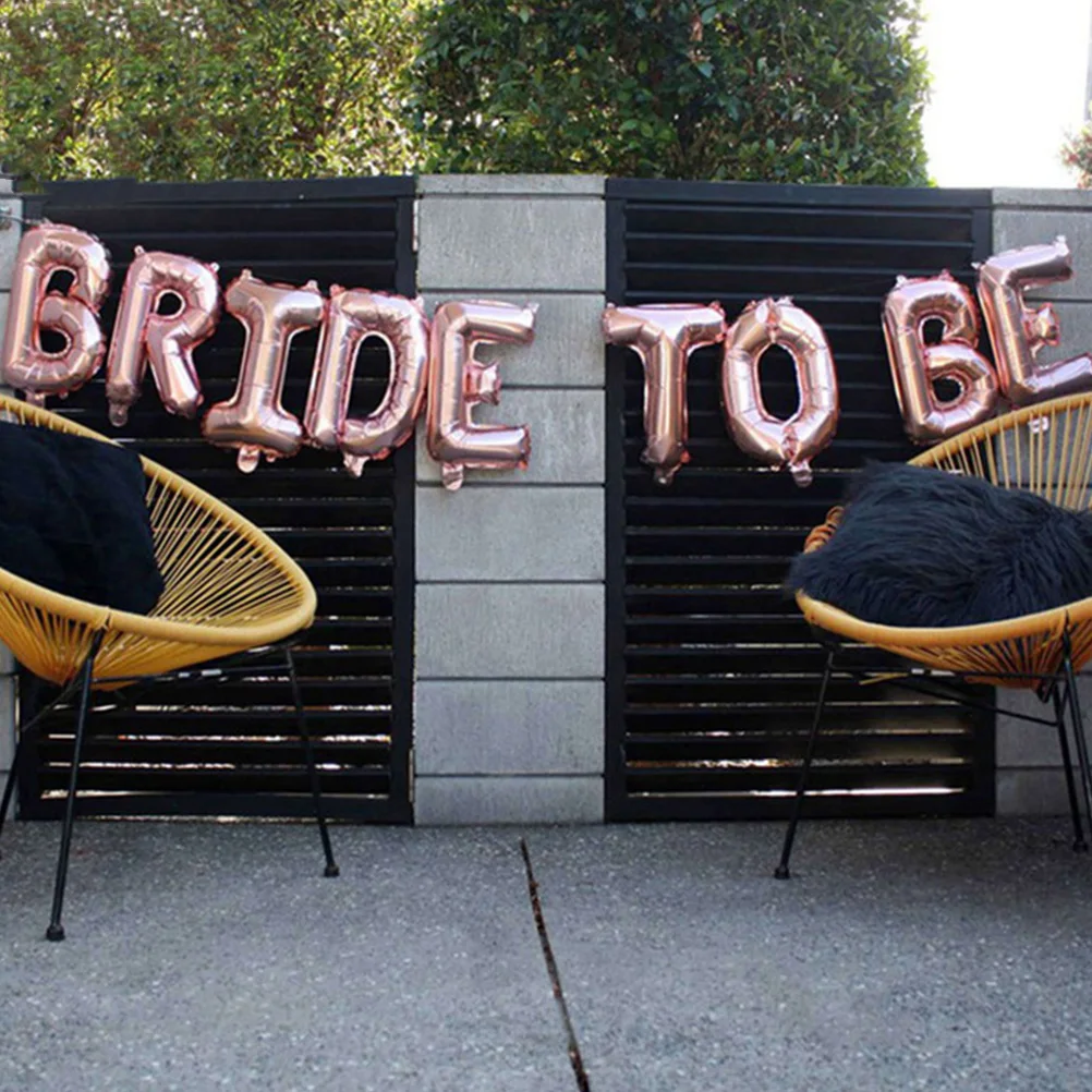 16 дюймовый воздушный шар воздушные буквы алфавиты розовая Золотая фольга лампы