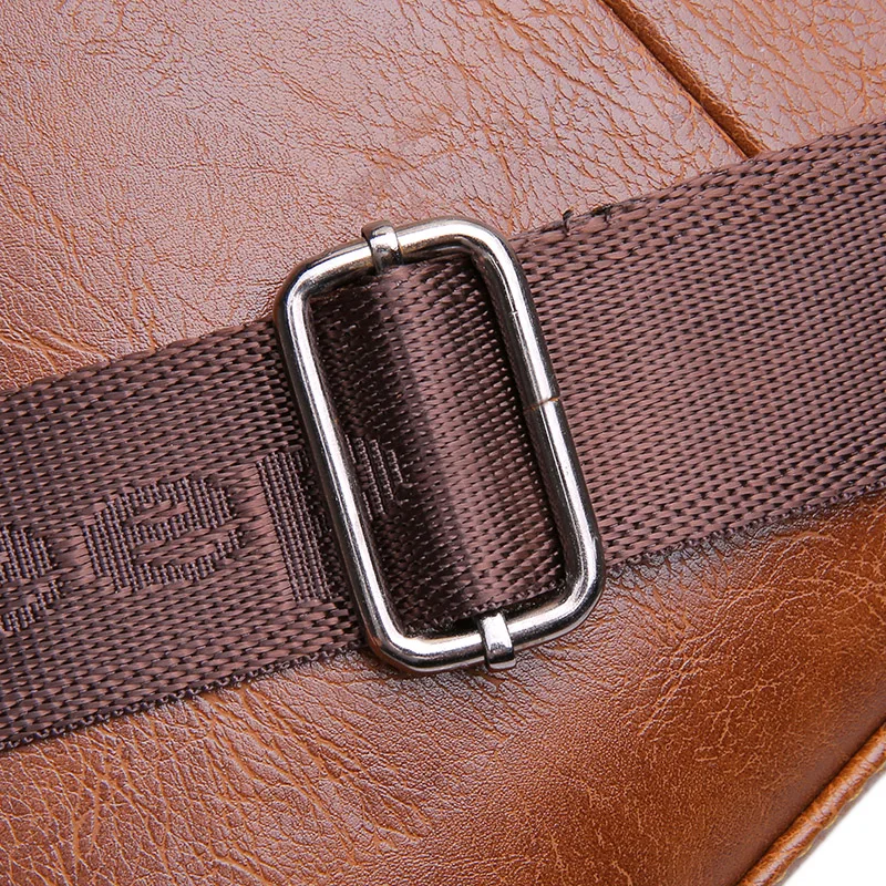 Мужской модный портфель jeep buluo, цвет хаки, сумка для документов, портфель для ноутбука 13", с плечевым ремнем, кожаная сумка, модель 6015, все сезоны