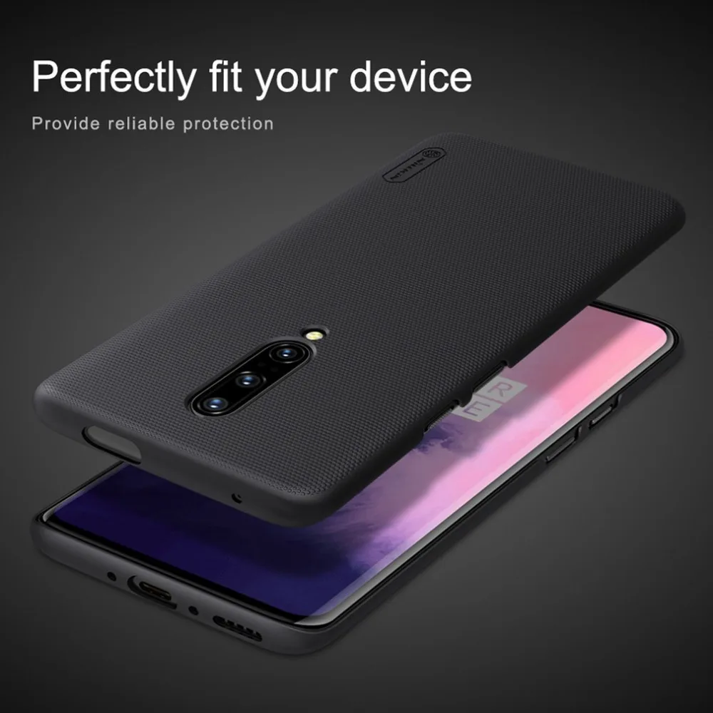 Для oneplus 7T Pro Чехол для oneplus 7 pro чехол Nillkin матовая жесткая задняя крышка из ПК для oneplus 7 7t чехол+ подарочный держатель для телефона