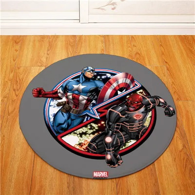 5 Высокое качество, модный круглый стул Marvel/настольный коврик, коврик для гостиной, спальни, декоративный ковер, 80 см Диаметр - Цвет: 5