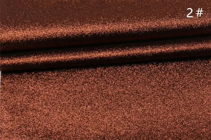 ZENGIA 50x138 см блестящая ткань для платьев, искусственная кожа, синтетическая кожа, блестящая искусственная кожа ткань для сумок/одежды/бантов - Цвет: 2