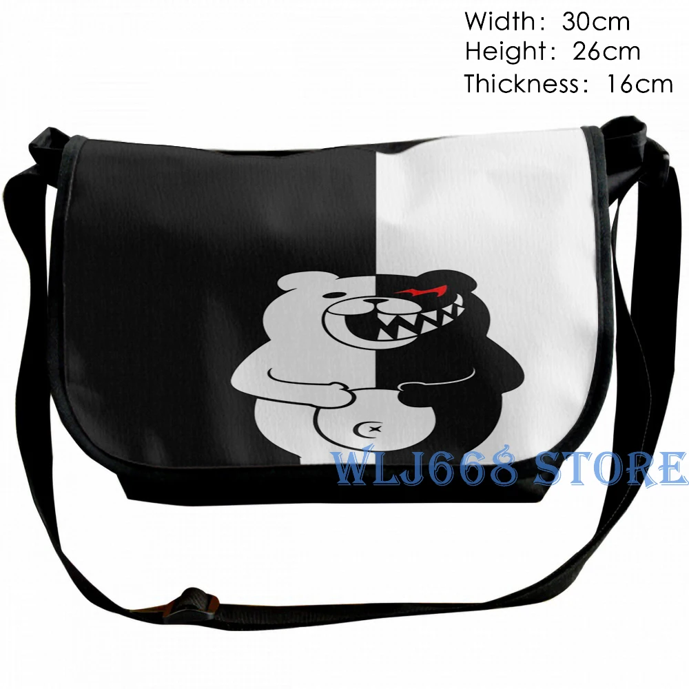 One Size Женские сумки на плечо с забавным графическим принтом Danganronpa Monokuma, рюкзак на одно плечо для путешествий, мужская спортивная сумка - Цвет: One Size