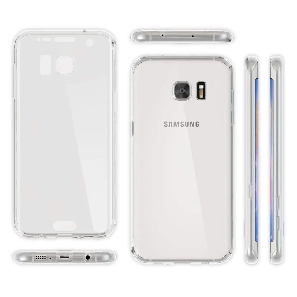 Чехол 360 градусов для Samsung Galaxy S10 S10e S8 S9 Plus S6 S7 edge S5 Neo Note 9 8 5 4 3 полная защита корпуса