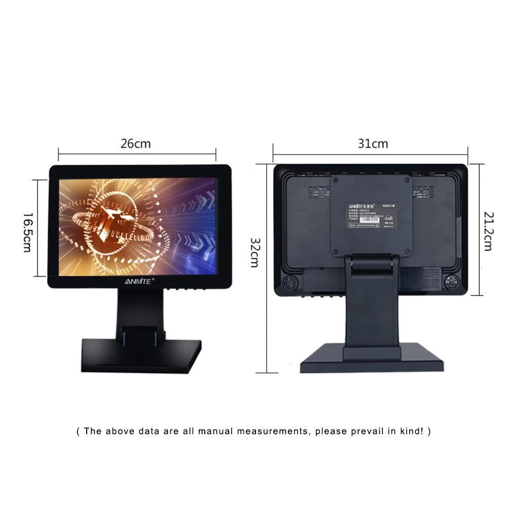 Kaufen Anmite 12 Lcd Touch Screen Led Monitor Pc Kapazitive/Resistive Touchscreen