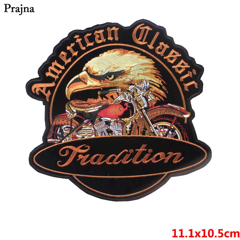 Prajna Punk Iron On Patches POW MIN Luck * 7 куртка с черепом Сделай Сам патчи США Орел индийский