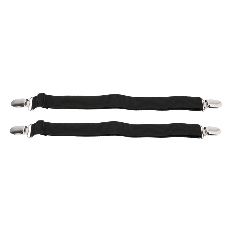 Black 2 шт. простыня эластичный захват зажим ремень Застежка чехол для матраса держатель ручки пояс для чулок - Цвет: Black