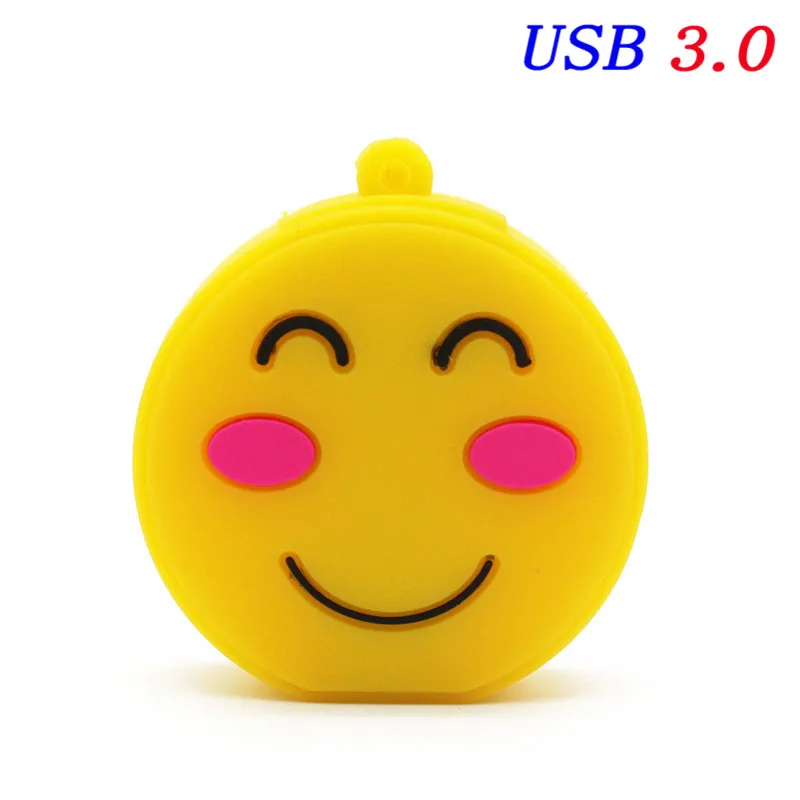 6 JASTER мультфильм горячий Usb 3,0 высокоскоростной мультфильм смайлик пакет USB флэш-накопитель 64 ГБ 32 ГБ 16 ГБ 8 ГБ 4 ГБ флеш-накопитель фактическая емкость - Цвет: 6