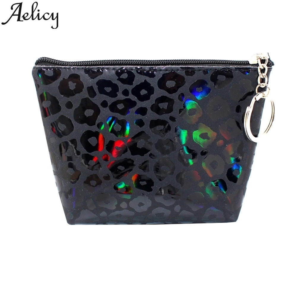 Aelicy мини кошельки с леопардовым принтом Женский кошелек клатч кошками женская