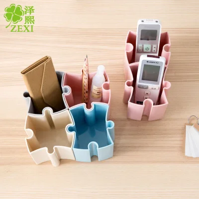 Пластиковый органайзер для макияжа сращивающийся туалетный столик косметики