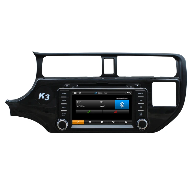 8 "автомобильный DVD плеер Авто Радио Стерео GPS навигация для KIA RIO K3 Pride 2012 2013 2014