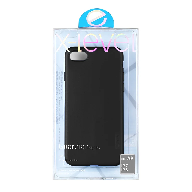 For iPhone 7 8 Case Silicone TPU X-level Full Protection Ultra Thin Matte Touch Phone Plus Cover |