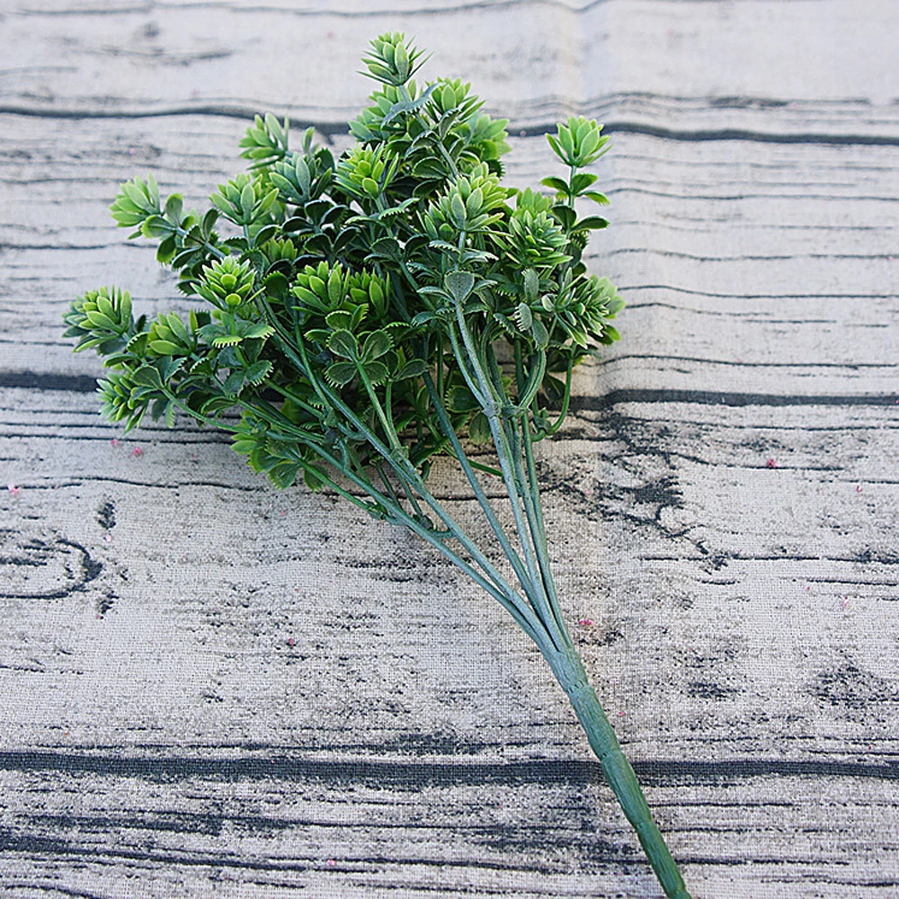 1 шт. пластиковые суккулентные растения искусственные осенние листья DIY