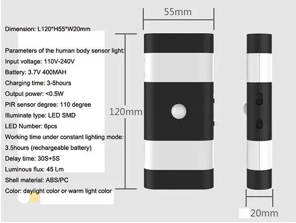 Креативный Продукт Умный дом свет индукции беспроводной зарядки USB новые странные световые гаджеты