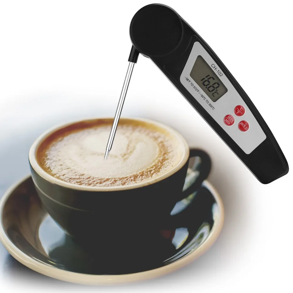 Цифровой термометр для мяса лучший водонепроницаемый мгновенного считывания с