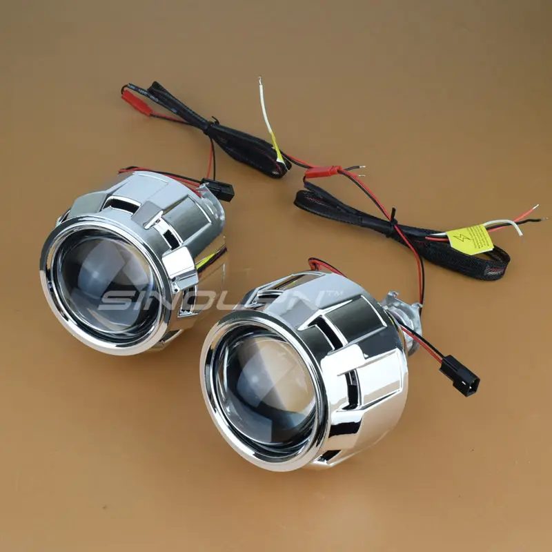 SINOLYN Upgrade Mini 8,0 2,5 H1 HID Bi-xenon проектор объектив WST Devil Eyes для автомобиля мотоцикла тюнинг фар модифицированный H4 H7