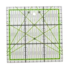 15*15 см прозрачная линейка для квилтинга, шитья, лоскутного шитья, домашнего искусства, режущий инструмент, портного ремесла, сделай сам, швейные измерительные принадлежности