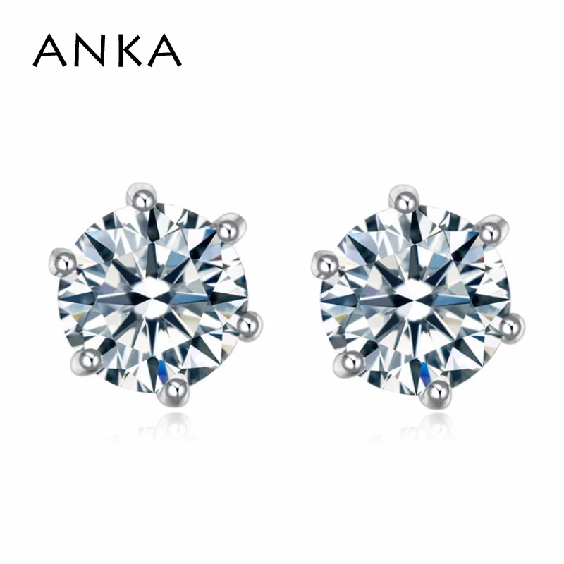 Анка продажа небольшой размер классический круглый Топ серьги-гвоздики с