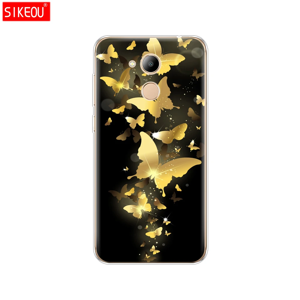 12066 Силиконовый чехол-накладка для huawei Honor 6C Pro 5,", мягкий ТПУ чехол-накладка на заднюю панель для huawei 6C Pro/V9 PLAY full 360, противоударный чехол с цветами - Цвет: 12066