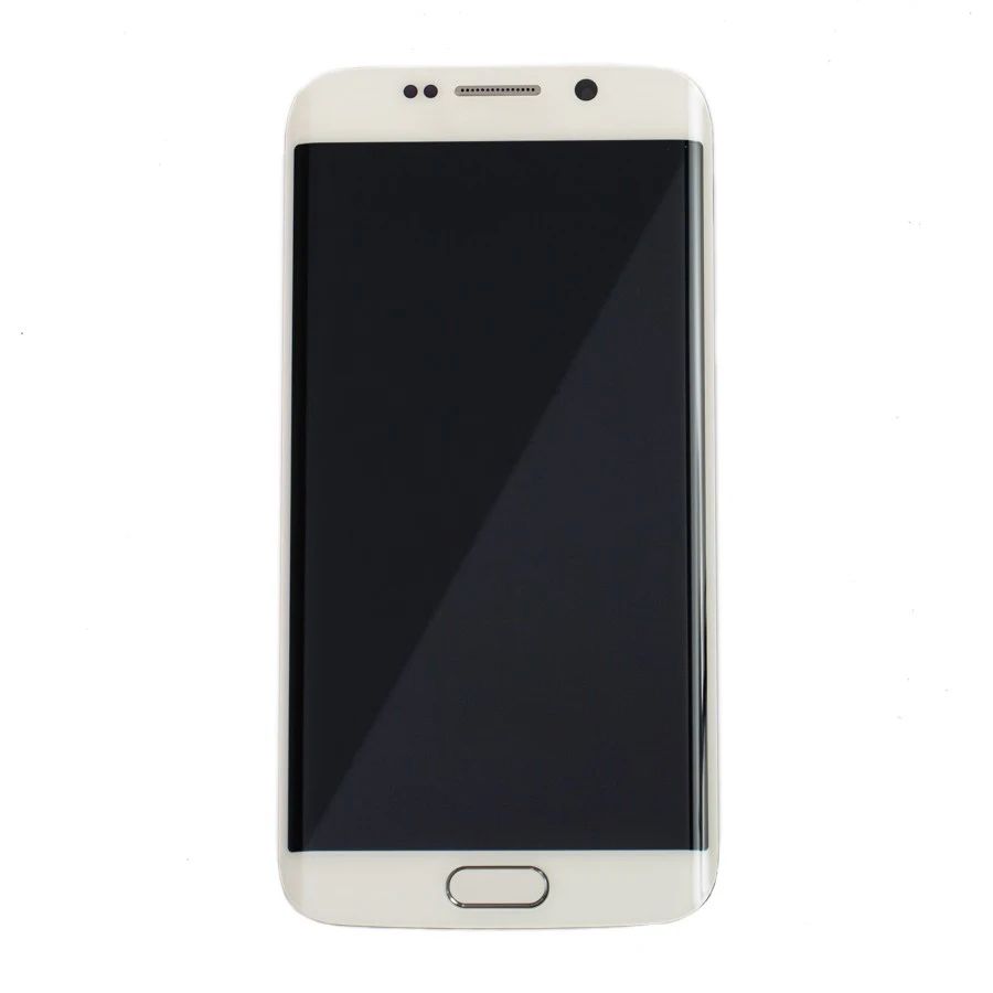 5,1 '' Супер AMOLED lcd для SAMSUNG Galaxy s6 edge кодирующий преобразователь сенсорного экрана в сборе G925 G925A G925F G925I с рамкой