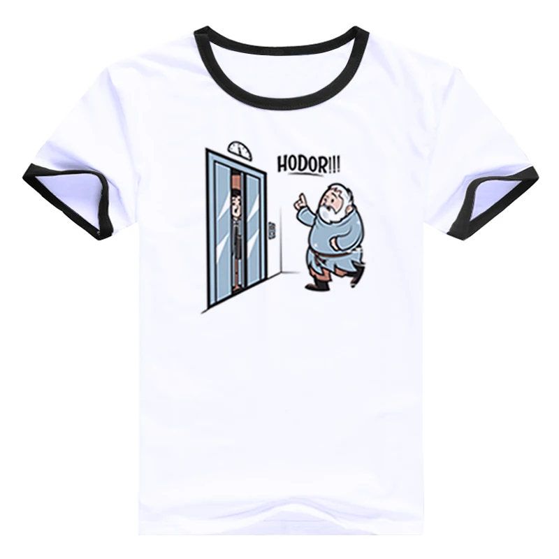 Geek Game Of Thrones Hodor Jon Snow летняя хлопковая Футболка повседневные мужские футболки для