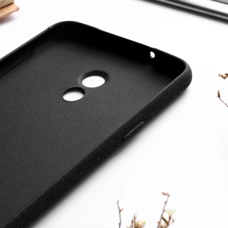 Чехол для Meizu 15 Lite мягкий силиконовый матовый противоударный защитный чехол из