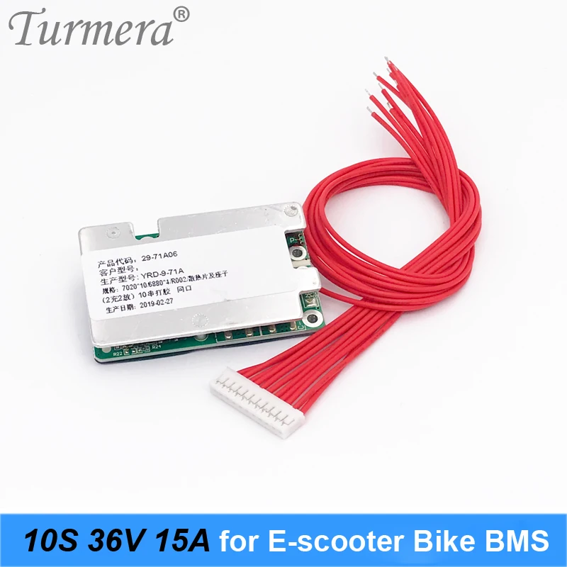 10s 36v литиевая батарея защита питания 10S 36V 42V 15A литий-ионная BMS PCB для