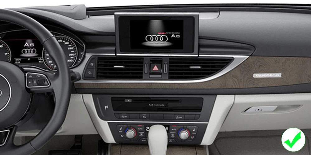 For Audi A6 A6L 4G 2011~ MMI IPS Android Car Multimedia Player GPS Navigation Original Style HD Screen WiFi BT