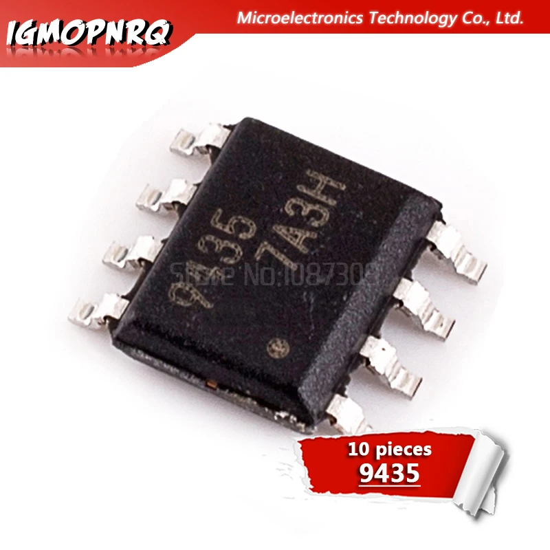 10pcs 9435 SI9435 ME9435 MOSFET 30V 5.7A 0.042Ohm SOP-8 new original | Электронные компоненты и принадлежности