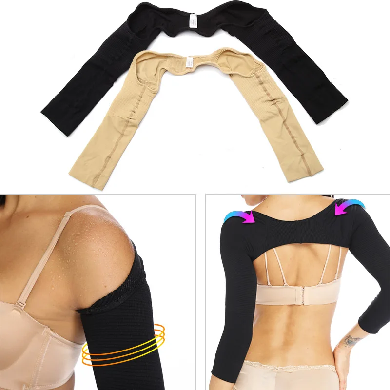 Для женщин рука формирователь Вернуться плеча Корректор Body Shaper горбатый предотвратить корректирующая одежда для рук Корректирующее нижнее белье моделирующее белье