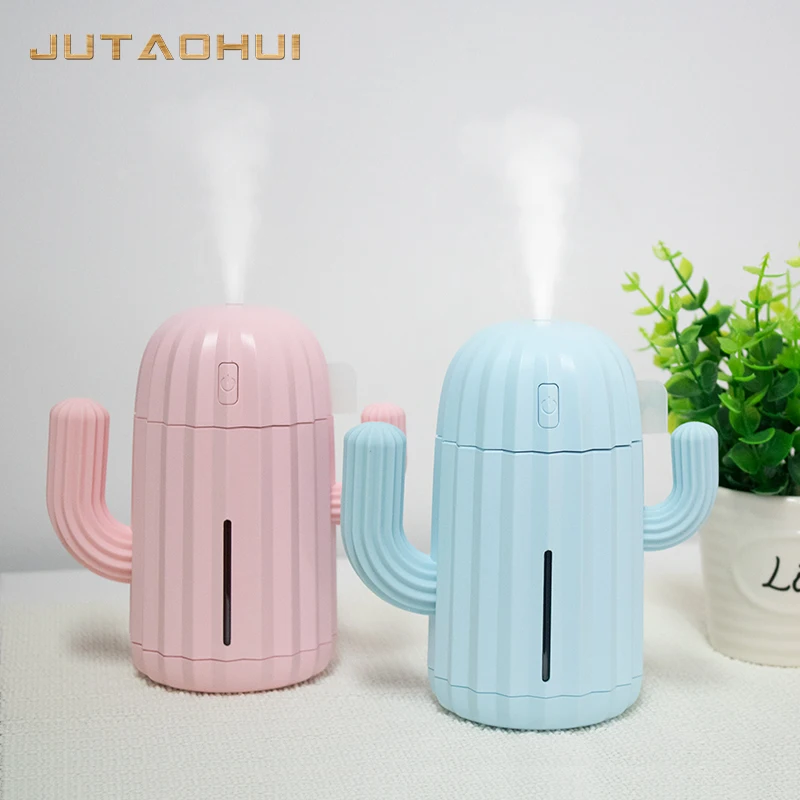 340 мл увлажнитель воздуха работает силиконовый гибкий кактус USB Арома эфирное