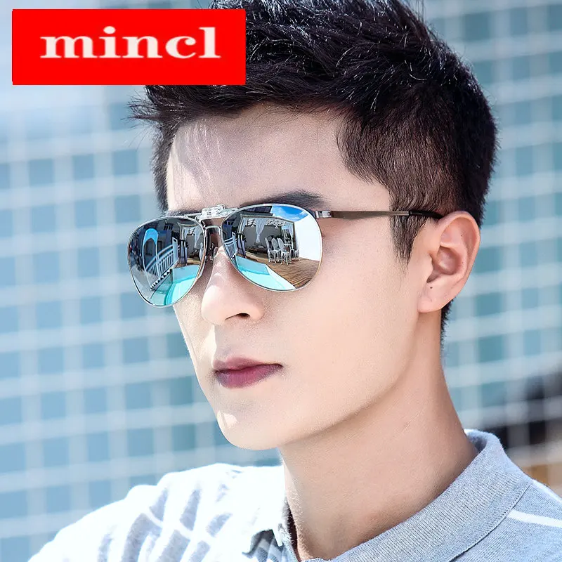 С магнитной клипсой серые очки для близорукости линзы без оправы мужские и