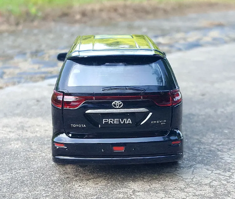 1:32 Масштаб сплава металла литья под давлением автомобиля MPV модель для TOYOTA PREVIA(Estima, Tarago) Коллекция автомобиля вытянуть назад звук и светильник игрушки автомобиль