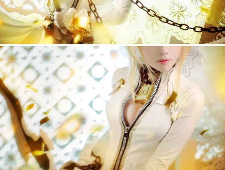Fate Grand для сабля nero, для косплея костюм белого цвета, доступен в Свадебное платье форма Карнавальный костюм для Хэллоуина для женщины аниме одежда