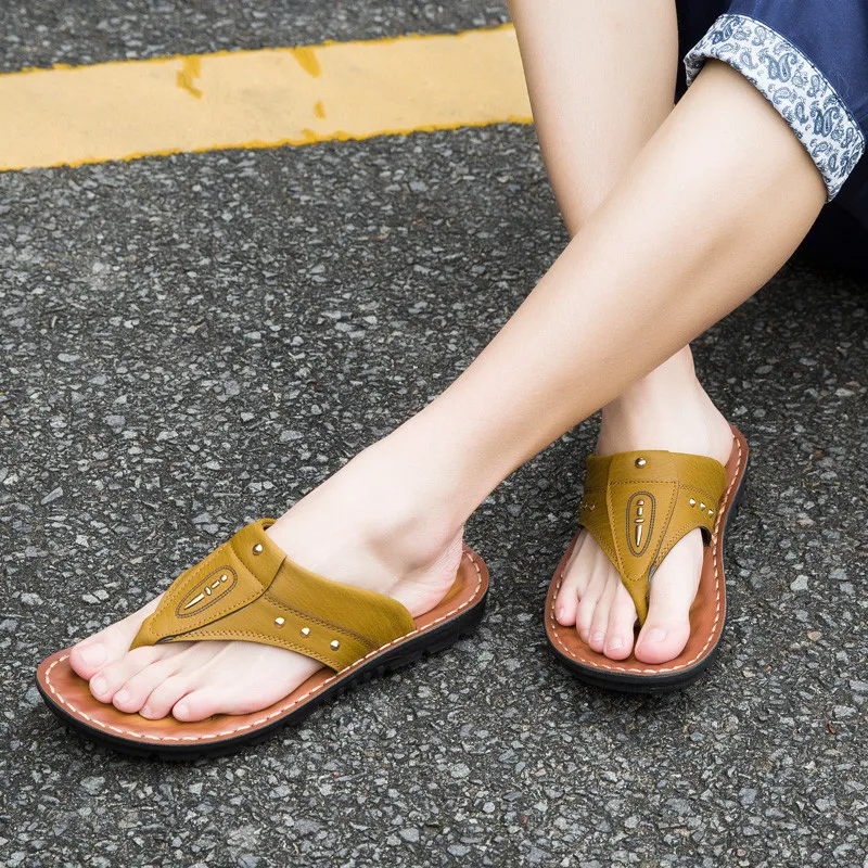 Новинка Летняя мужская удобная Пляжная обувь Прогулочные кроссовки Мужская без