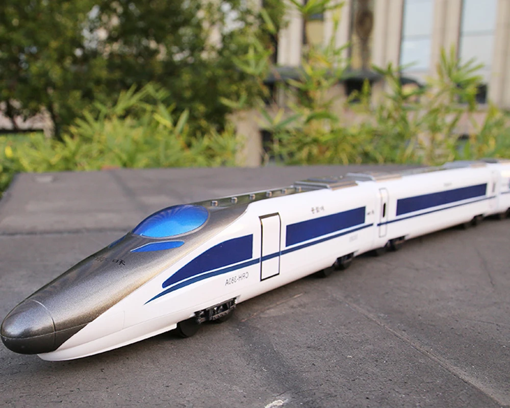 Высокая скорость гармоничная CRH китайская железнодорожная модель RC поезд образовательная коллекция подарок для детей