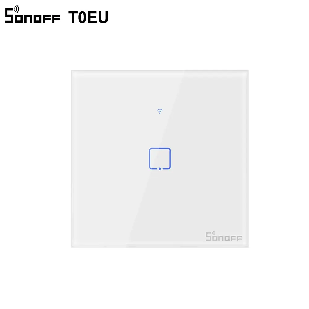 SONOFF T0 ЕС TX Wi Fi Сенсорный настенный светильник беспроводной переключатель умный
