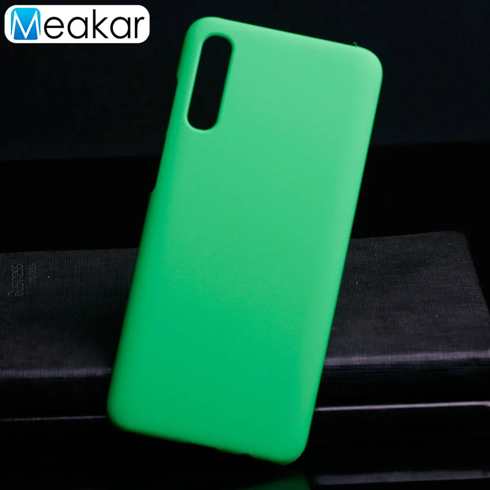 Матовая Пластик Coque 6.7For samsung Galaxy A70 чехол для samsung Galaxy A70 A705F телефона чехол-лента на заднюю панель - Цвет: Green