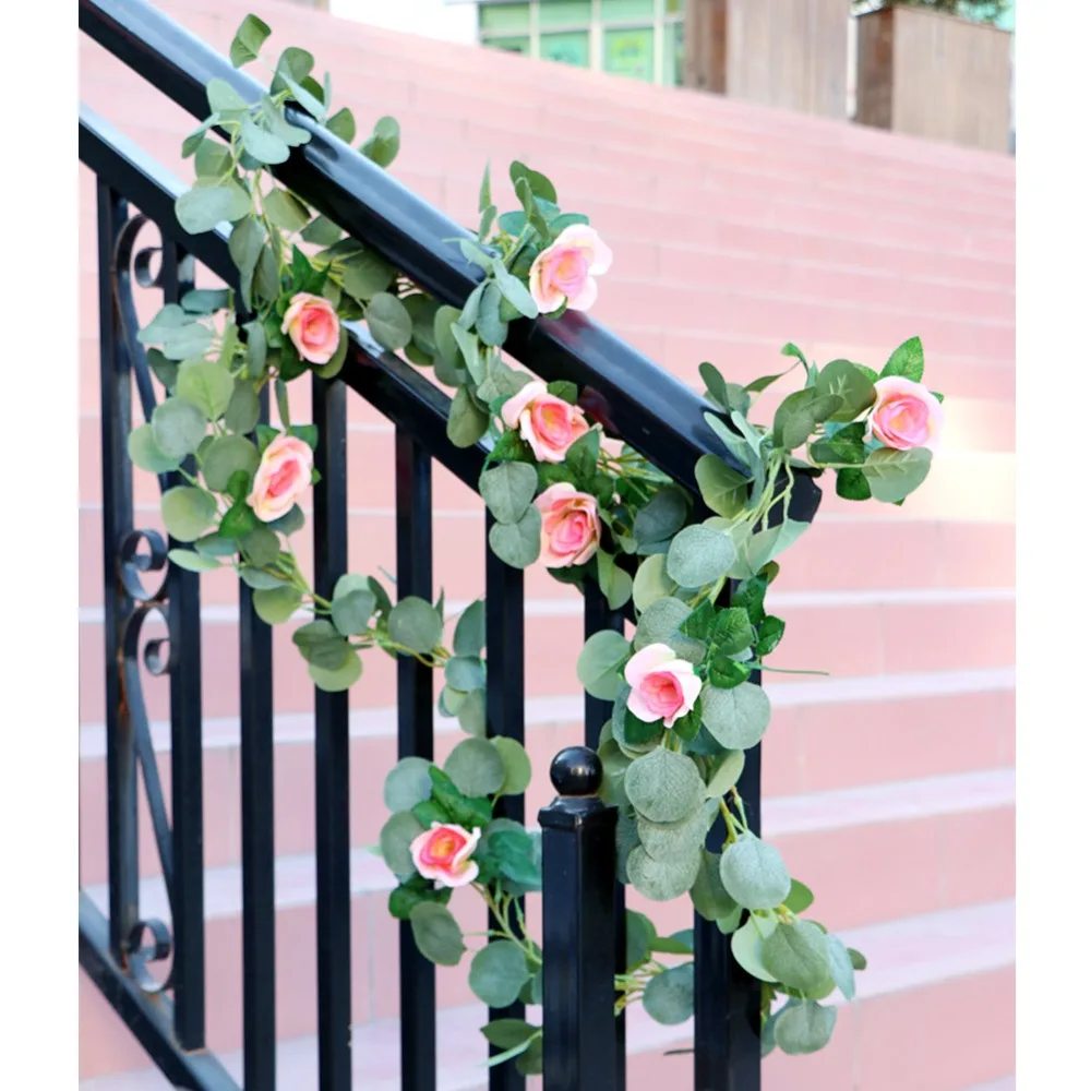 Искусственный эвкалипт OurWarm зелень оформление для вечерние искусственные листья