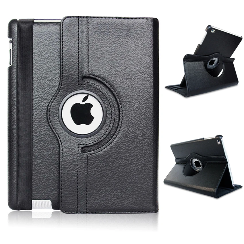 Смарт-спящий режим повернуть вверх стенд держатель Фолио Флип личи PU кожа