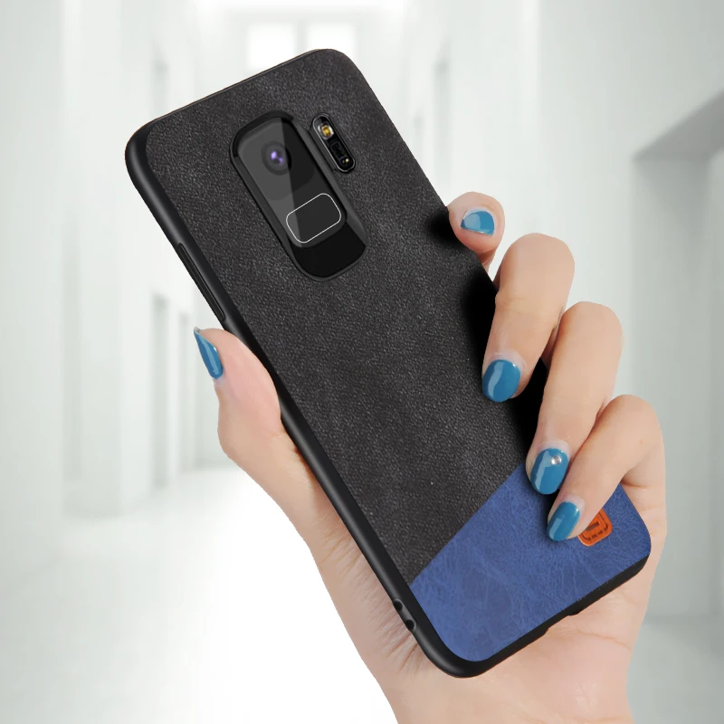 Чехол для Samsung S9 Plus чехол MOFI Galaxy S9Plus Жесткий задней панели + Мягкий силиконовый
