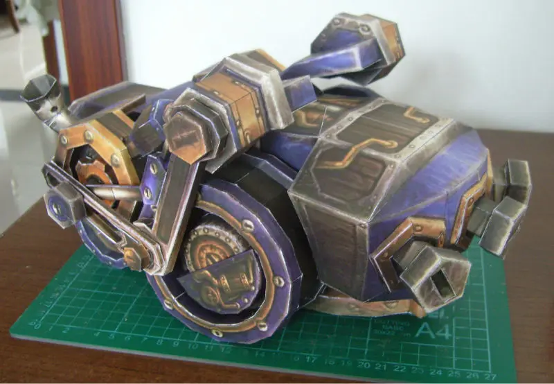 Бесплатная доставка WOW осада танк 30 см 3D бумажная модель поделки ручной работы|paper