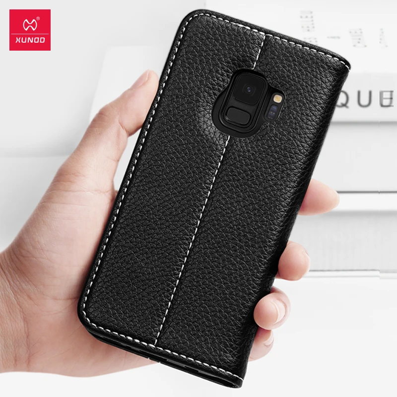 XUNDD кожа держатель для карт Полный Чехол samsung Galaxy s7 edge/s8/s9 плюс телефона Винтаж
