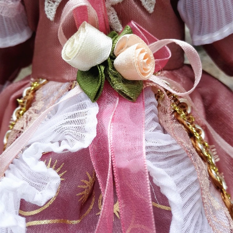 41 см Русский Фарфор Кукла Девочка 16 дюйм(ов) Реалистичные Керамика Детские